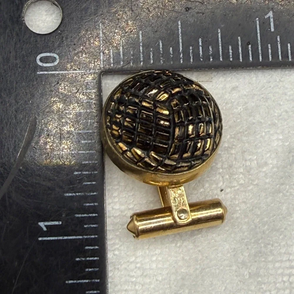 Vintage Christian Dior‎ Gold Filled Cufflinks